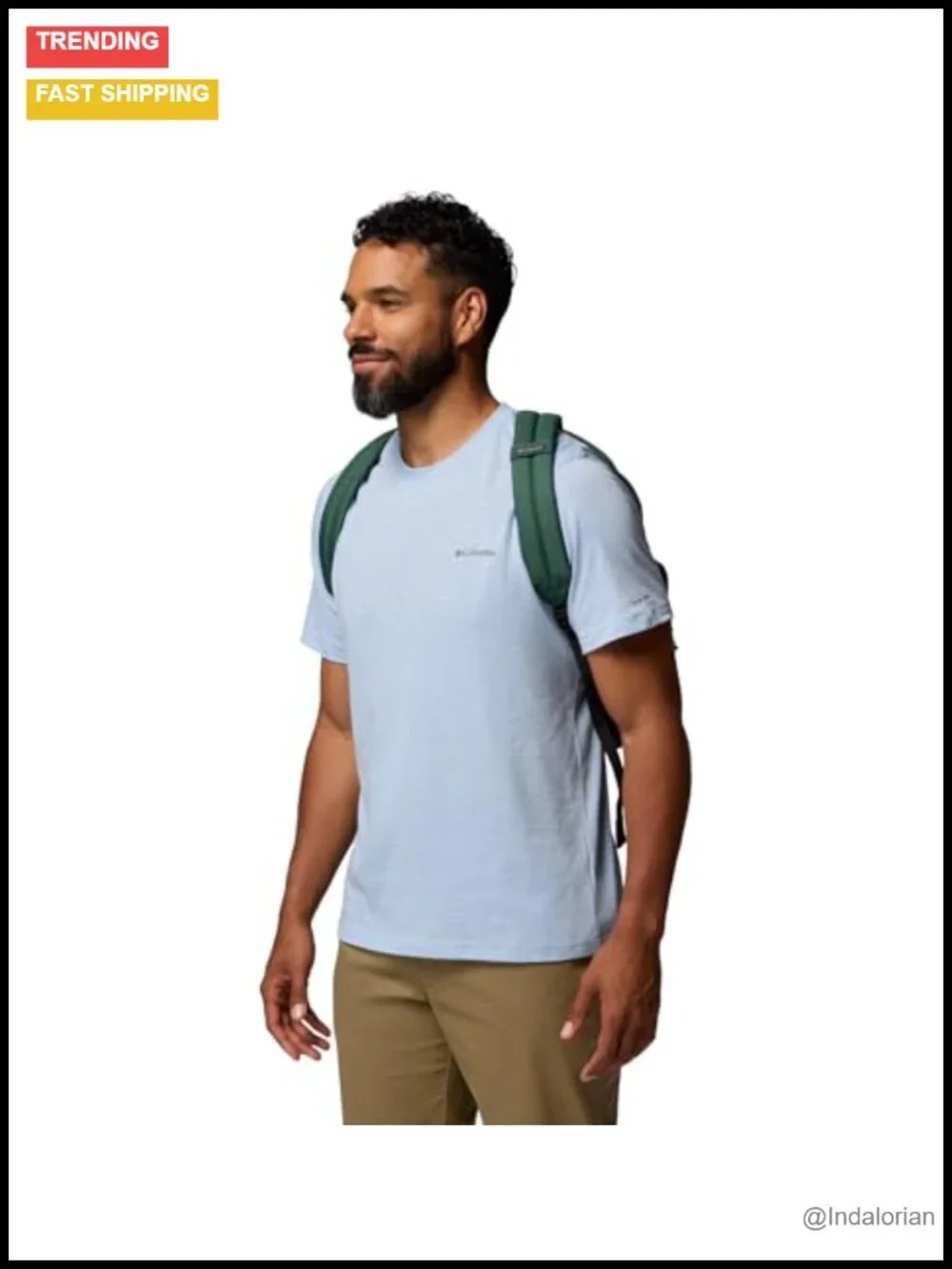 22L Laptop Backpack with Padded Back, Water Bottle Pocket, Adjustable Straps
